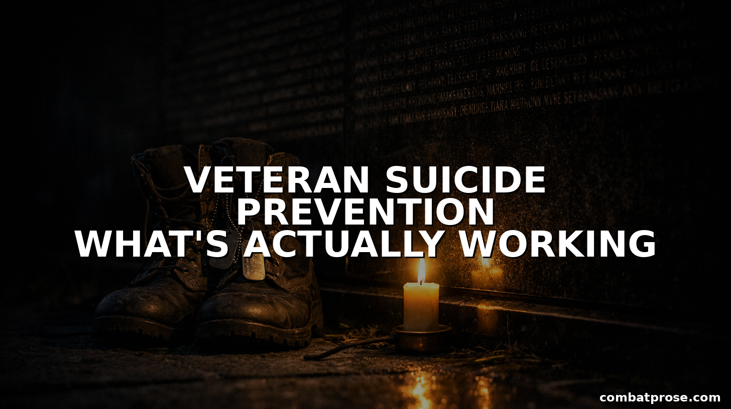 Veteran Suicide Prevention: What’s Actually Working (And What’s Not)